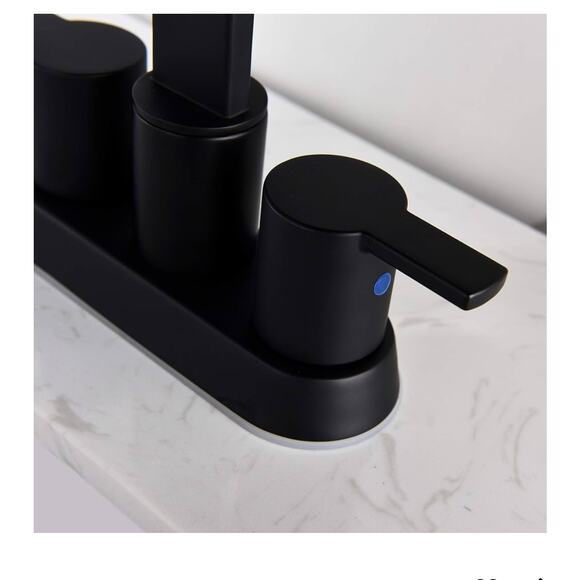 RKF Waterfall Swivel Spout Two-handle Centerset bathroom faucet - Picture 5 of 9